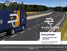 Tablet Screenshot of evolutrans.fr